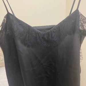 Zara faux leather dress